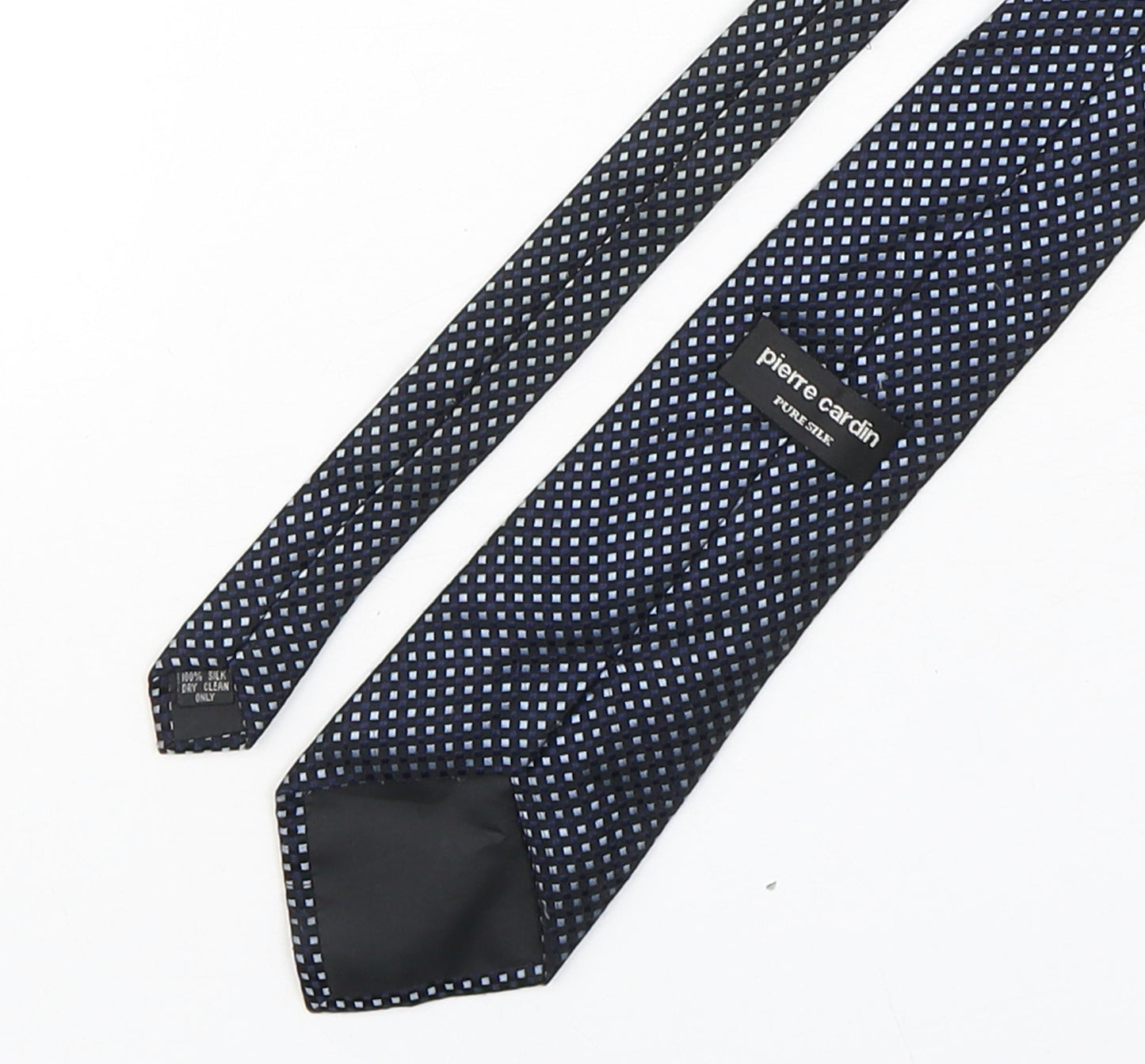 Pierre Cardin  Mens Multicoloured Plaids & Checks Silk Pointed Tie One Size