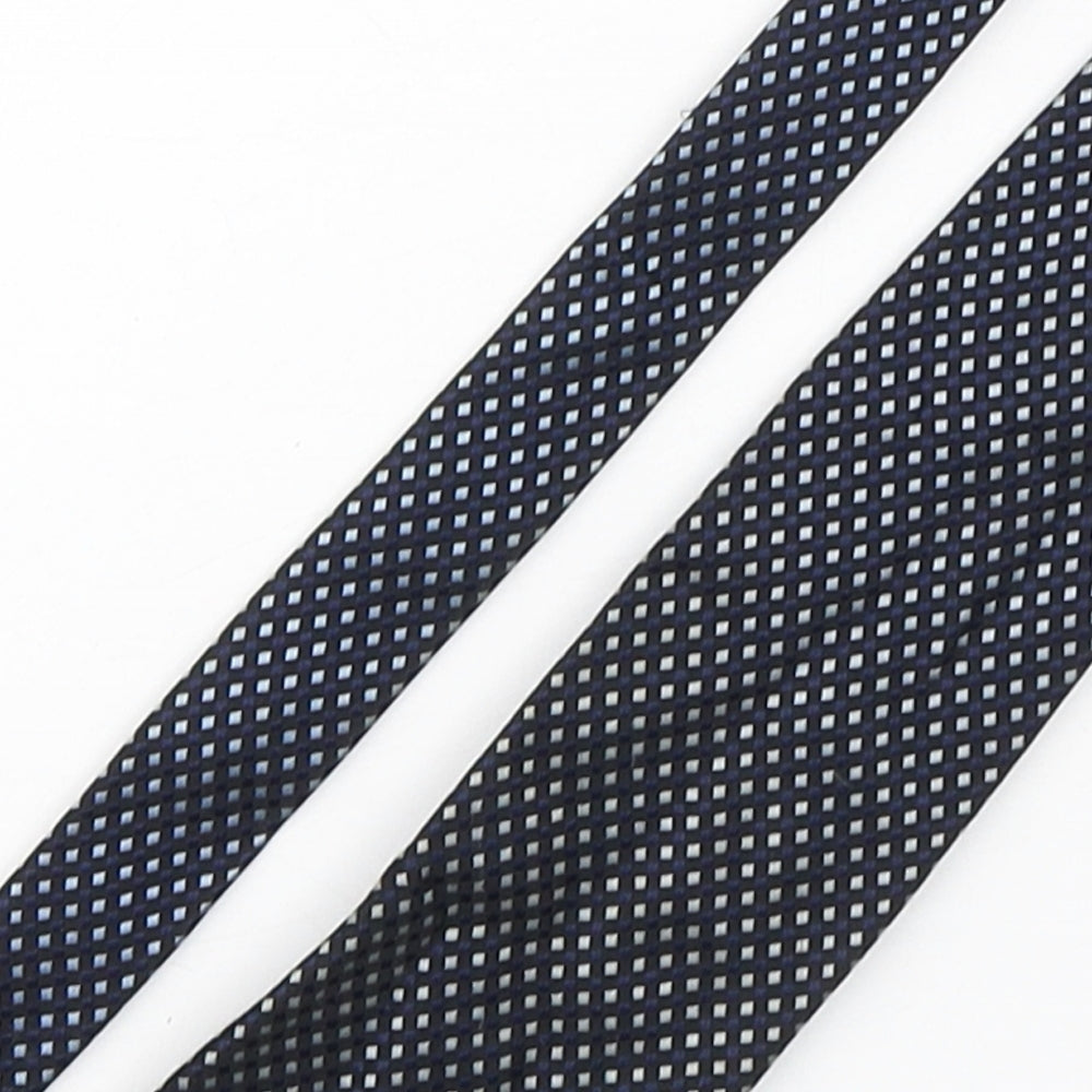 Pierre Cardin  Mens Multicoloured Plaids & Checks Silk Pointed Tie One Size