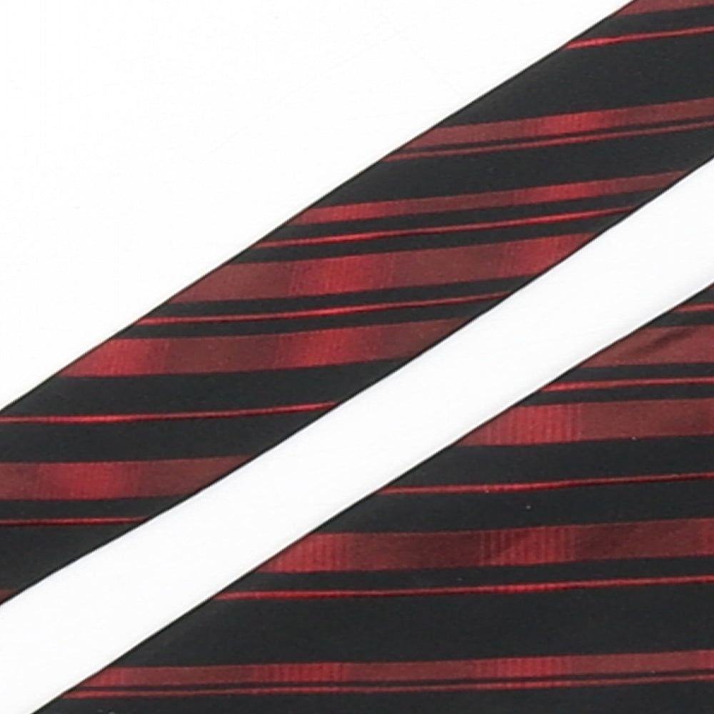 Pierre Cardin  Mens Multicoloured Striped Silk Pointed Tie One Size