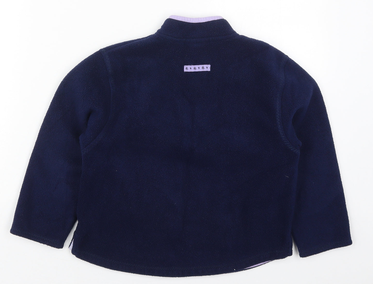 Zig Zag Girls Black   Jacket  Size 5-6 Years  Zip - Snowflake