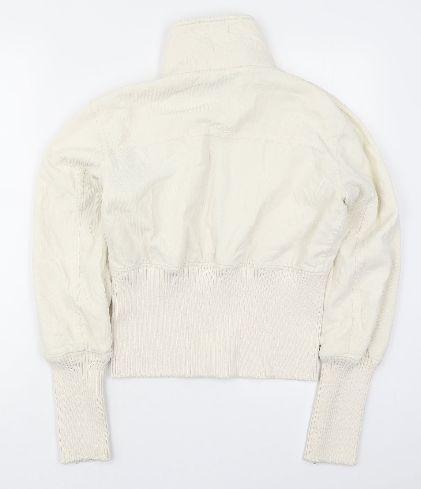 VILA Womens Ivory   Jacket  Size M  Zip