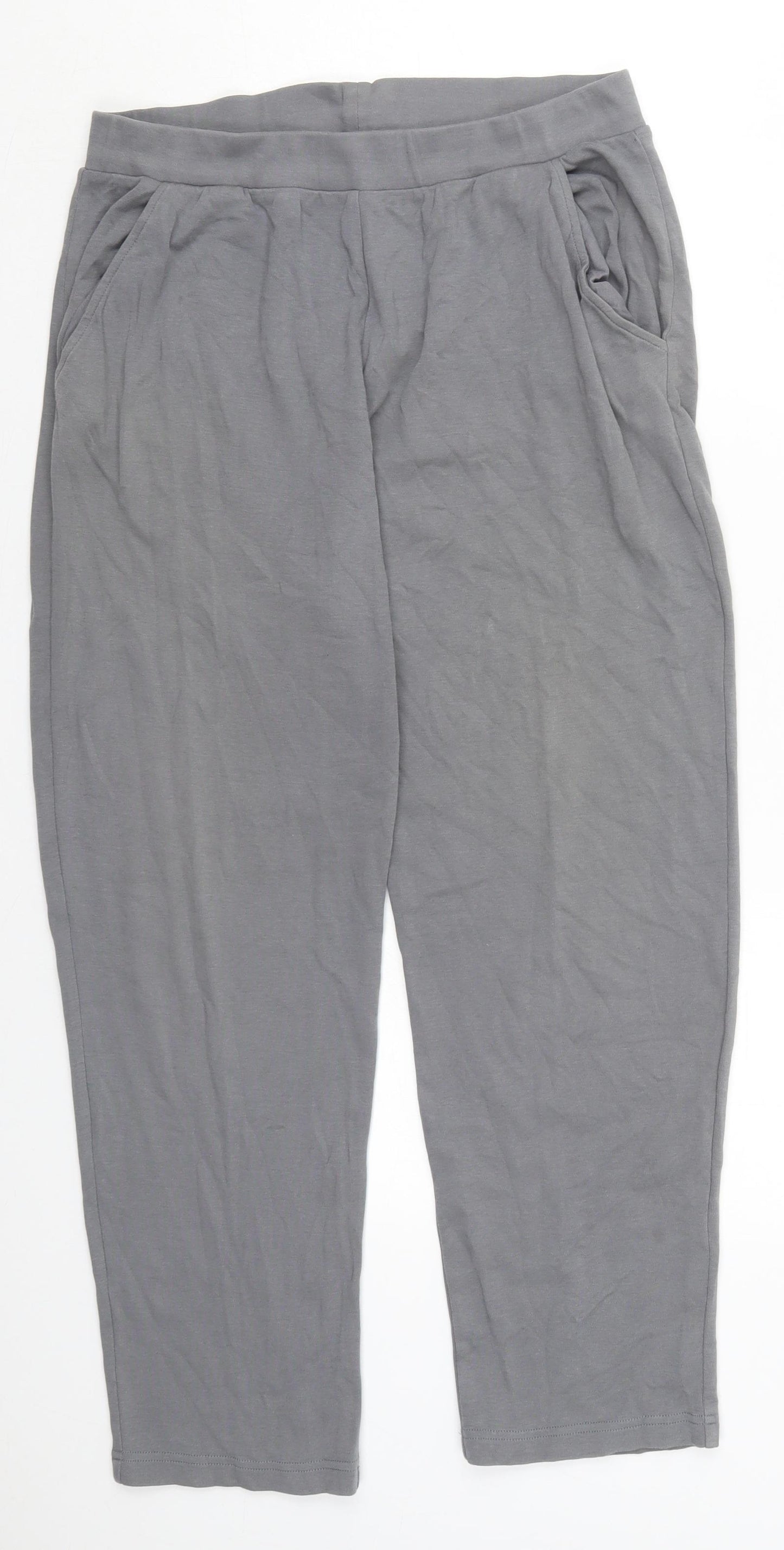 Cotswold Womens Grey  Cotton Trousers  Size M L25 in Regular