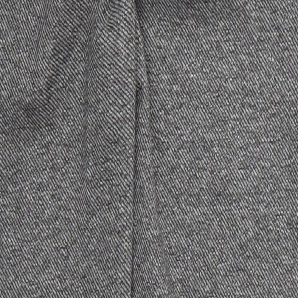 River Island Womens Grey  Polyester Trousers  Size 30 in L29 in Regular Hook & Eye