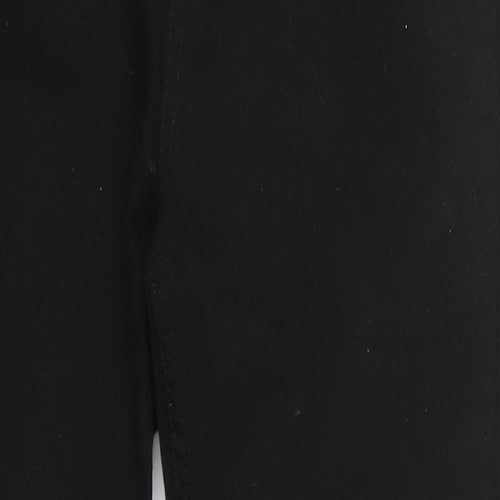 New Look Womens Black  Cotton Skinny Jeans Size 14 L27 in Regular Button