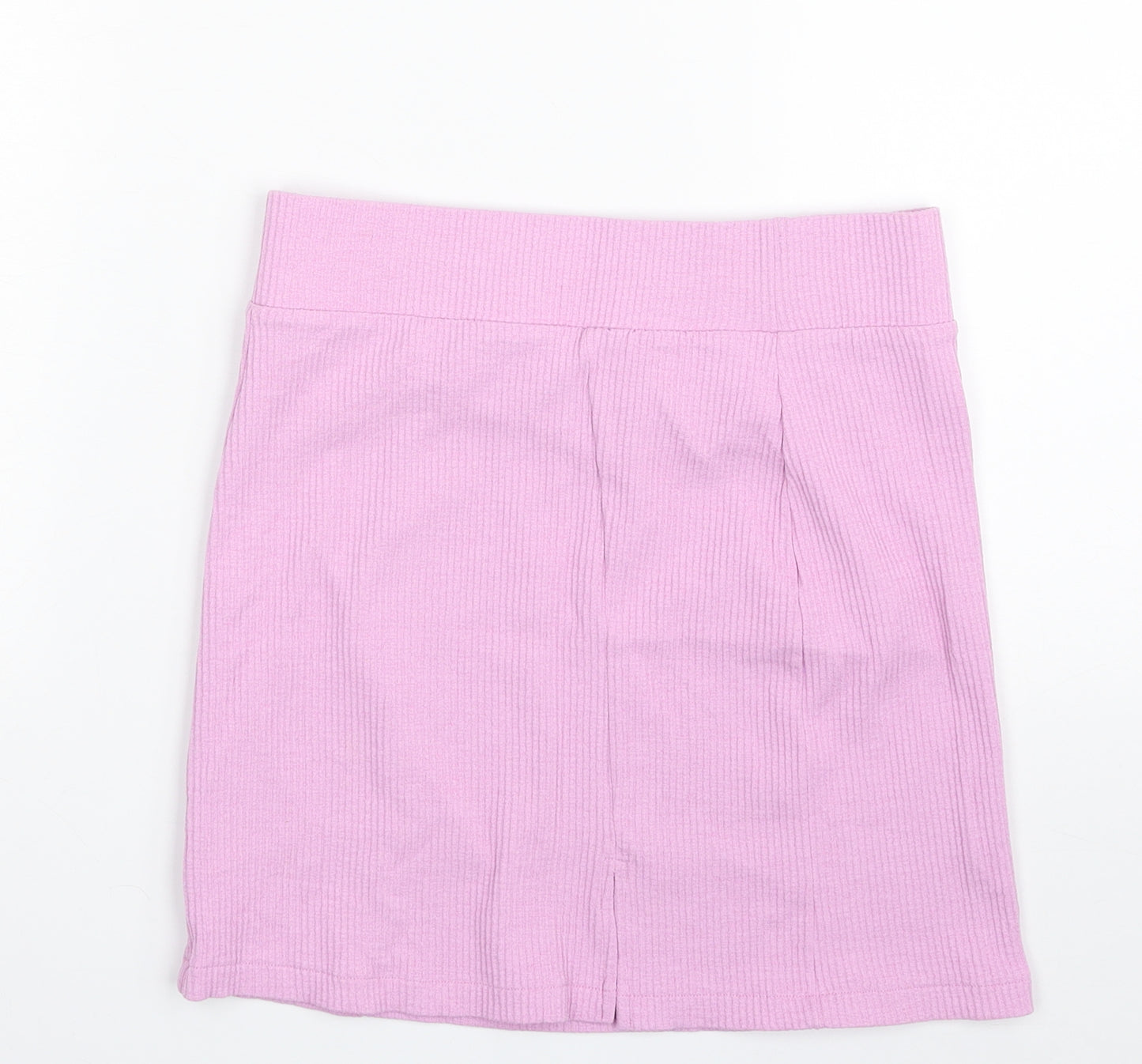 Bershka Womens Pink  Polyamide Mini Skirt Size M