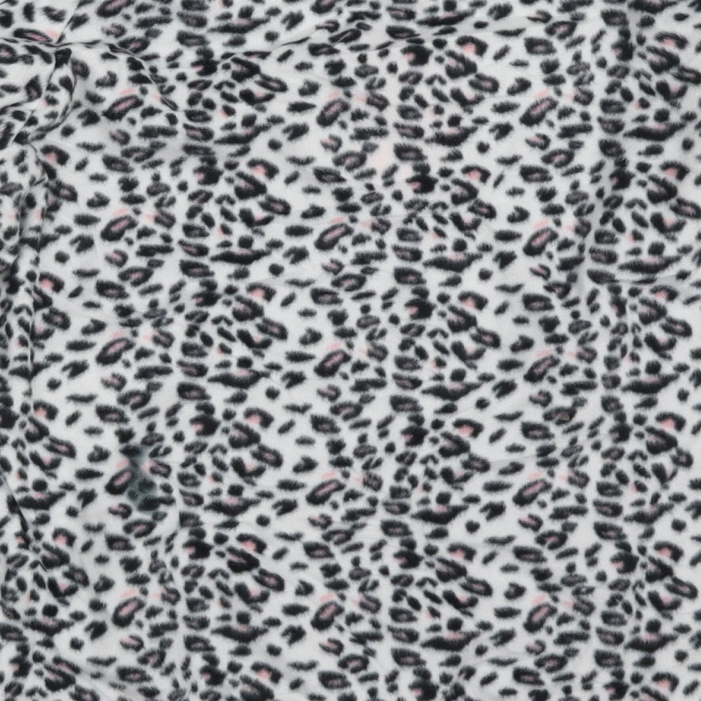 Adore Womens White Animal Print 100% Polyester Pullover Sweatshirt Size 12   - Size 12-14