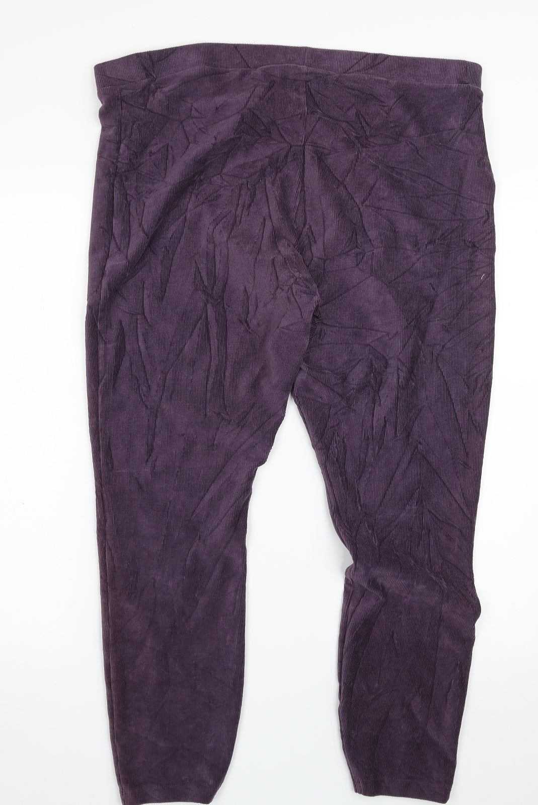 TU Womens Purple  Polyester Jegging Leggings Size 20 L26 in
