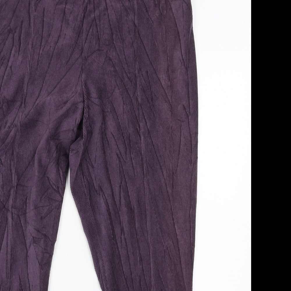 TU Womens Purple  Polyester Jegging Leggings Size 20 L26 in