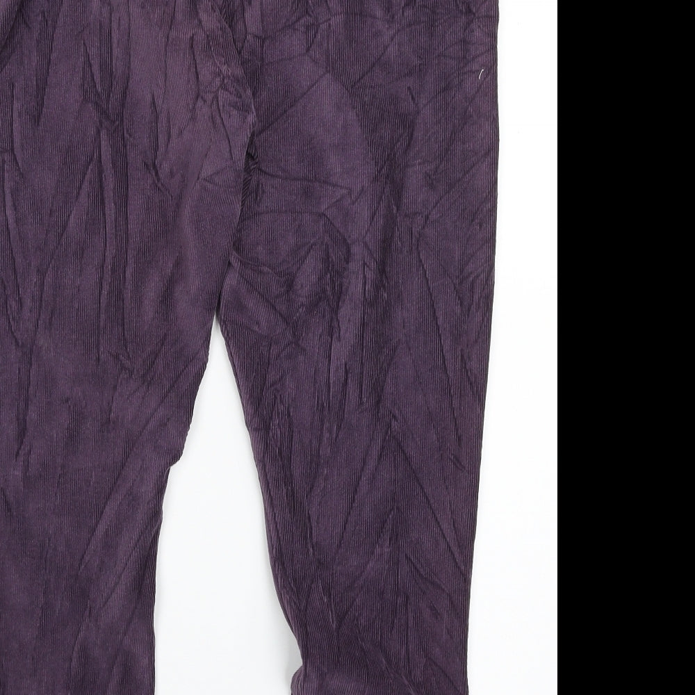 TU Womens Purple  Polyester Jegging Leggings Size 20 L26 in