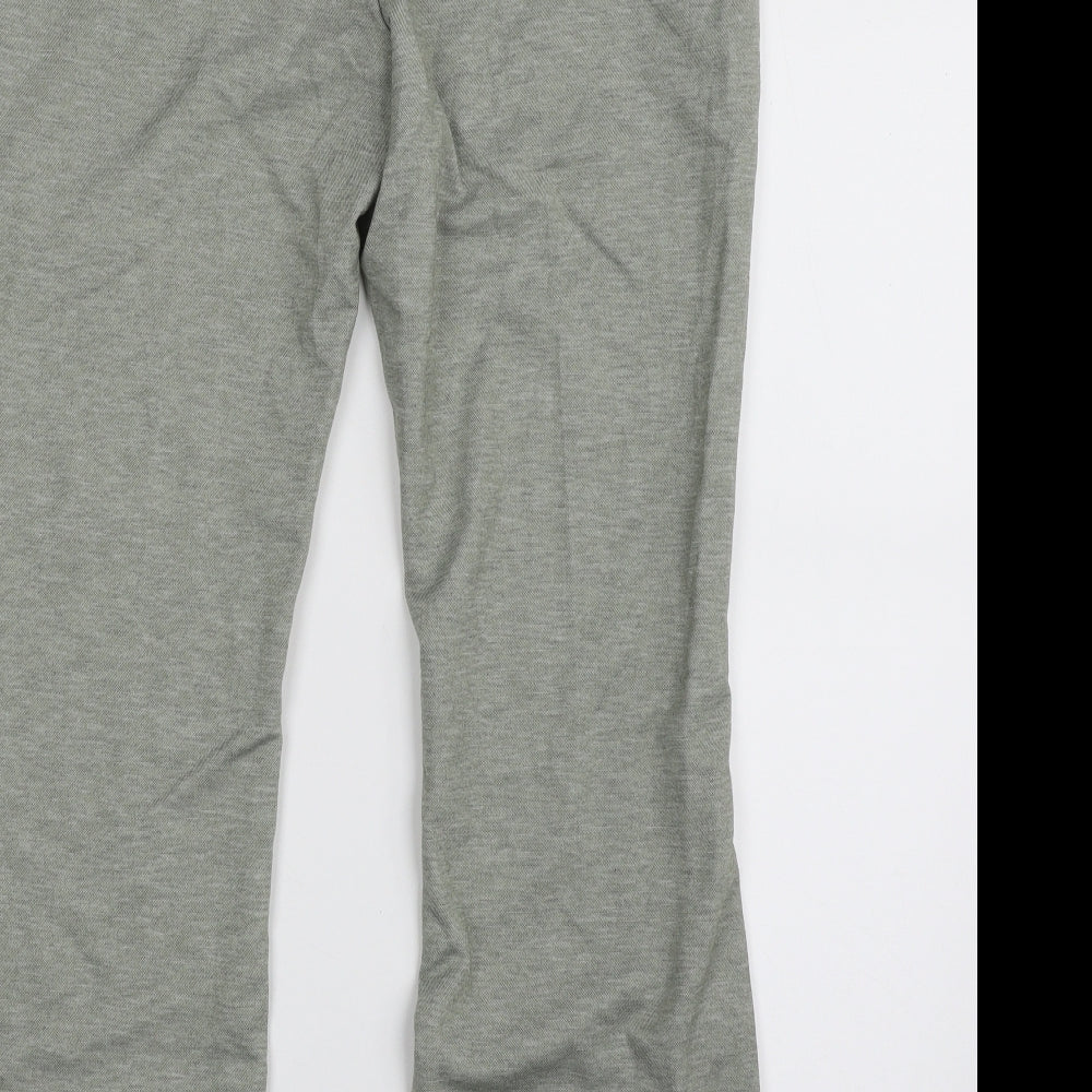 Marks and Spencer Womens Green  Polyester Trousers  Size 12 L29 in Regular