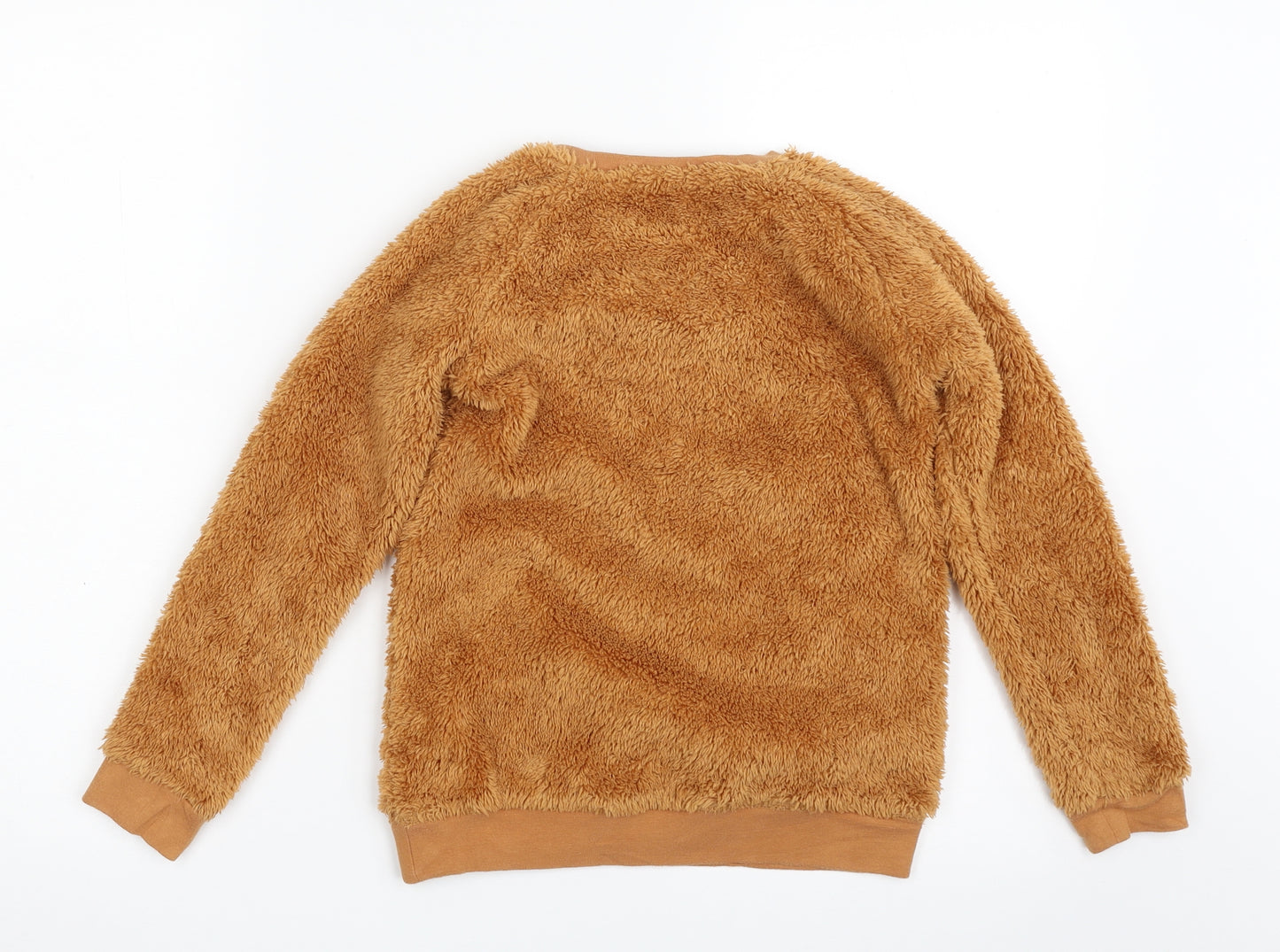 George Girls Brown  100% Polyester Pullover Sweatshirt Size 8-9 Years