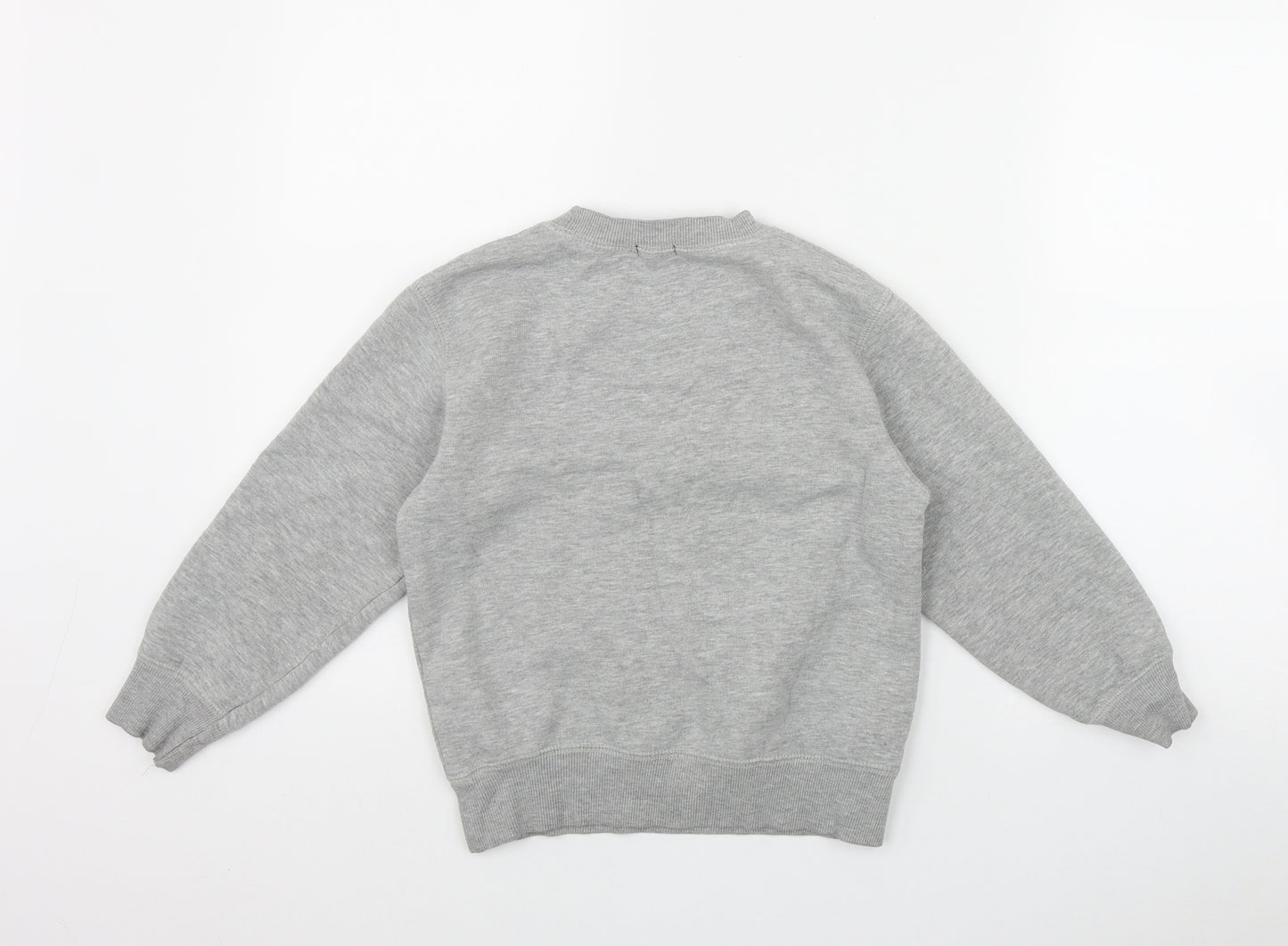 Armani Jeans Boys Grey  Polyester Pullover Sweatshirt Size 7-8 Years