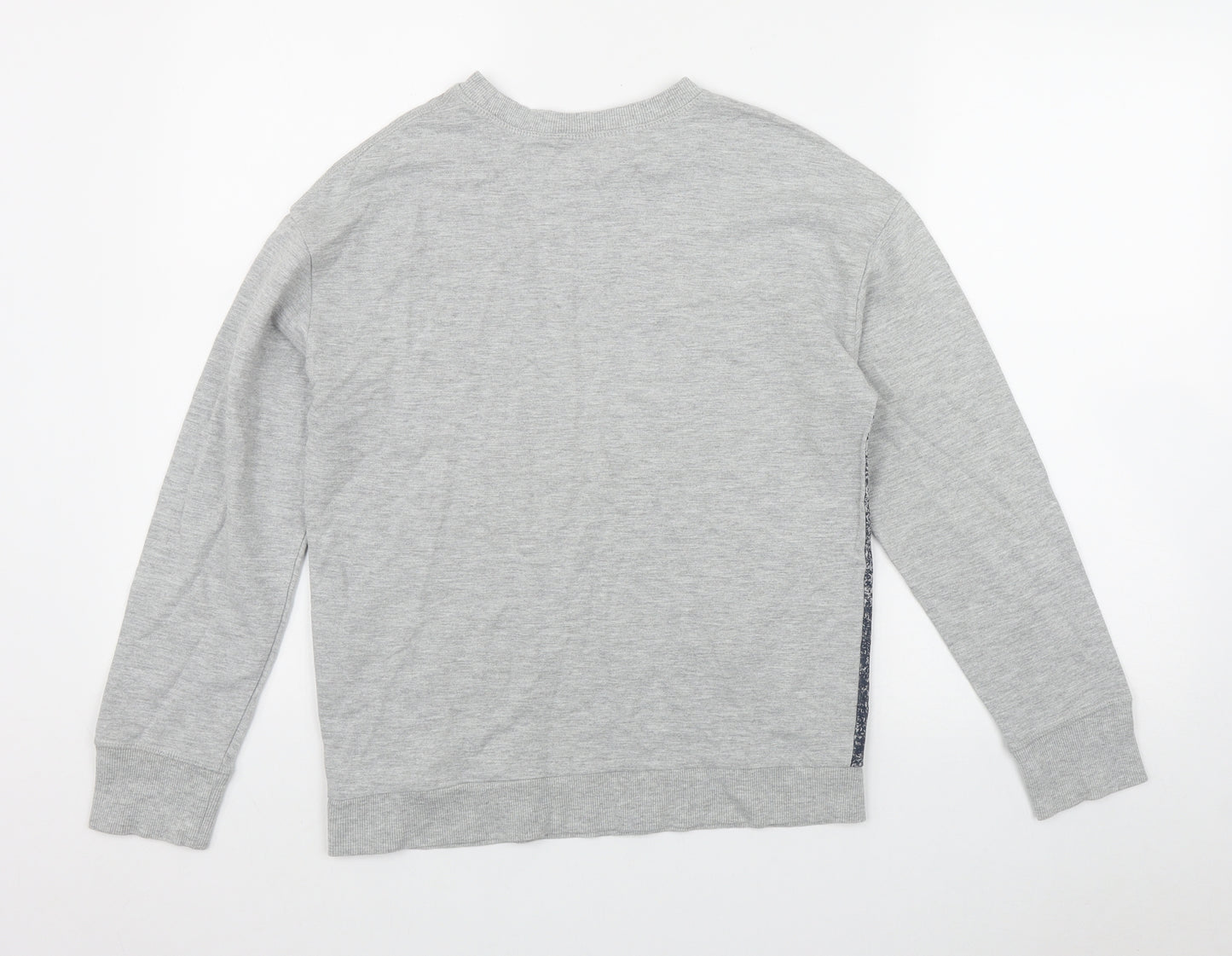 H&M Boys Grey  Cotton Pullover Sweatshirt Size 11-12 Years