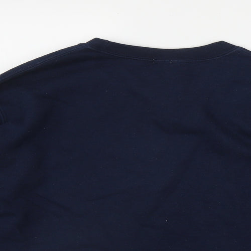 River Island Womens Blue  Polyester Pullover Sweatshirt Size XS   - 'LUXE'