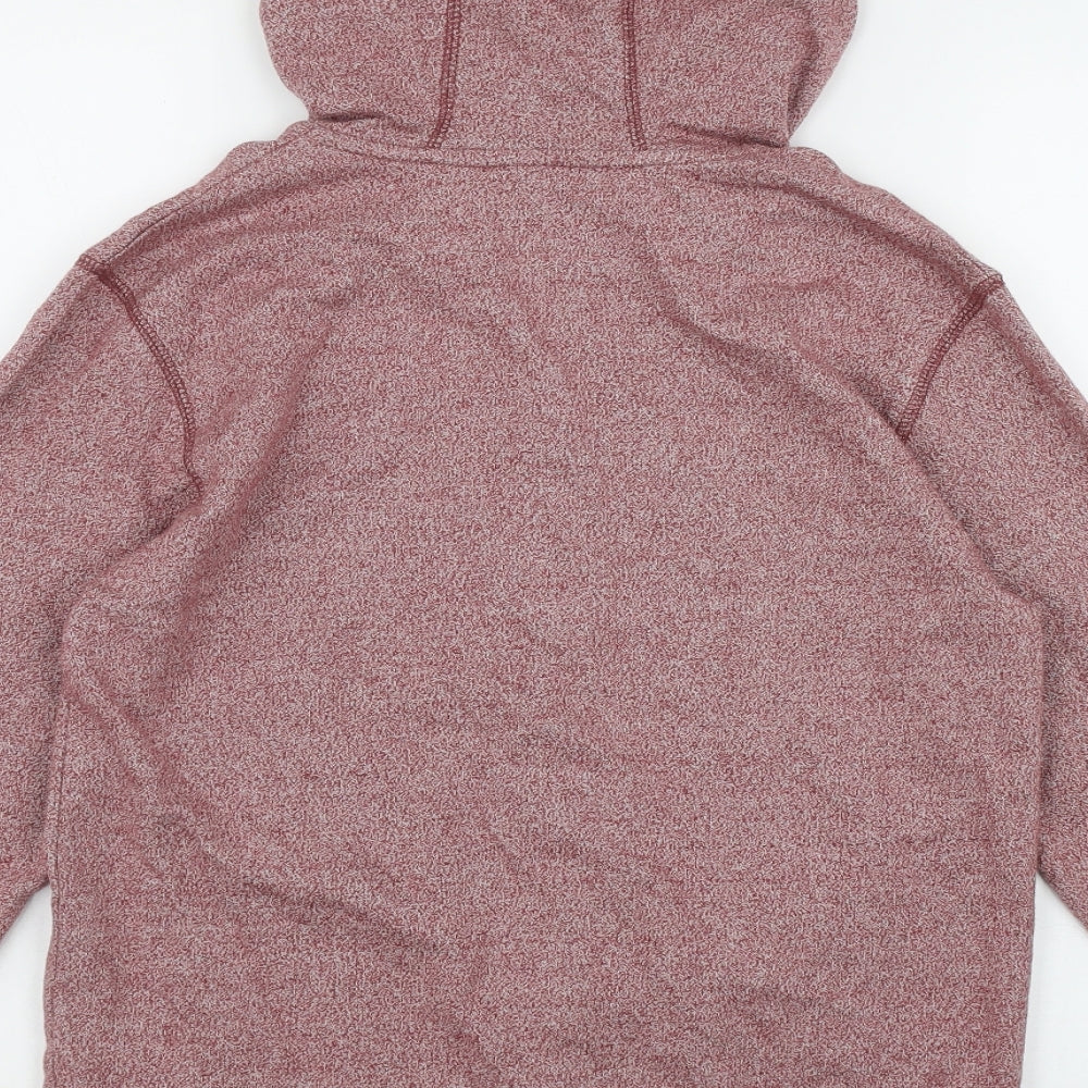 George Boys Red  Cotton Full Zip Hoodie Size 12-13 Years  Zip