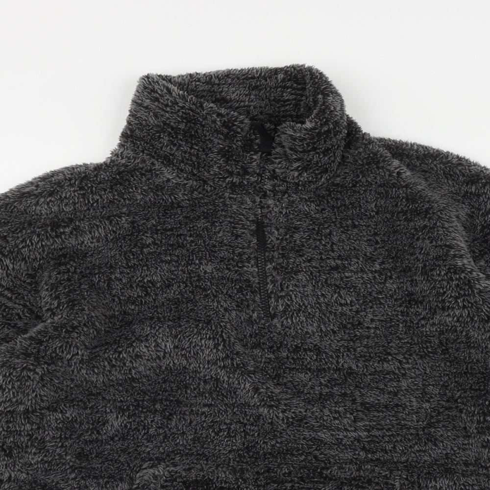 Nutmeg Mens Grey  Polyester Pullover Sweatshirt Size L