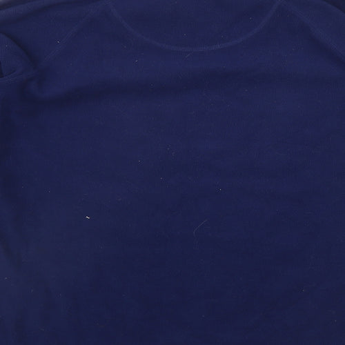 Crane Womens Blue  Polyester Pullover Sweatshirt Size M