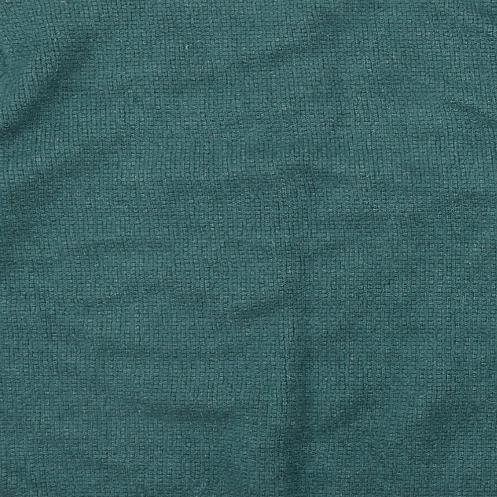 Cotton Traders Womens Green Round Neck  Acrylic Pullover Jumper Size 24