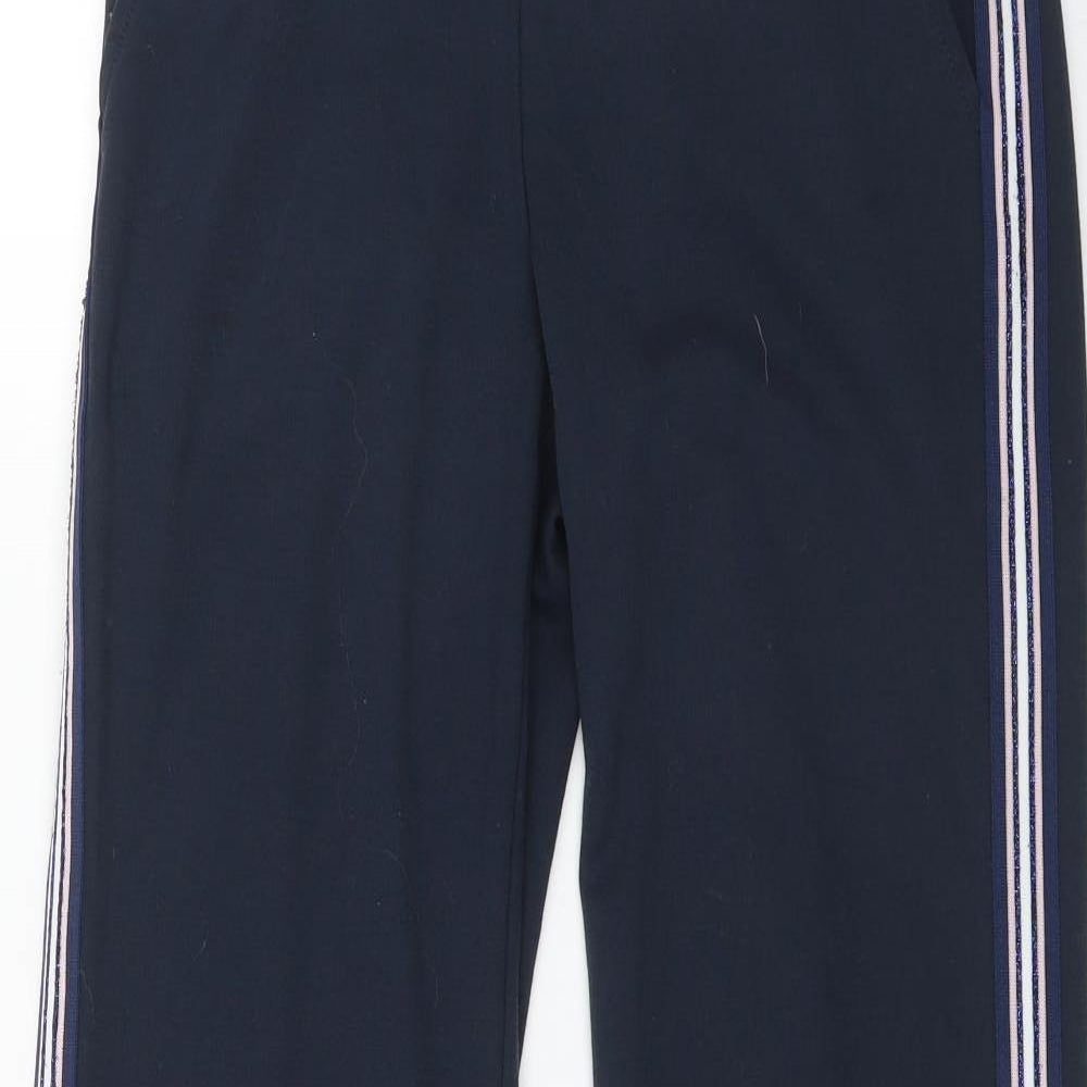Zaggora Womens Blue  Polyester Jogger Trousers Size 8 L34 in Regular