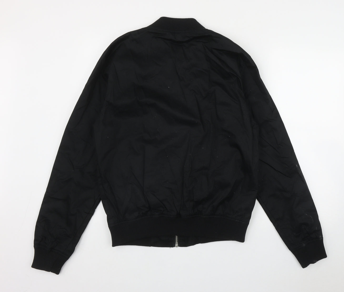 Cedar Wood State Mens Black   Bomber Jacket Jacket Size M  Zip