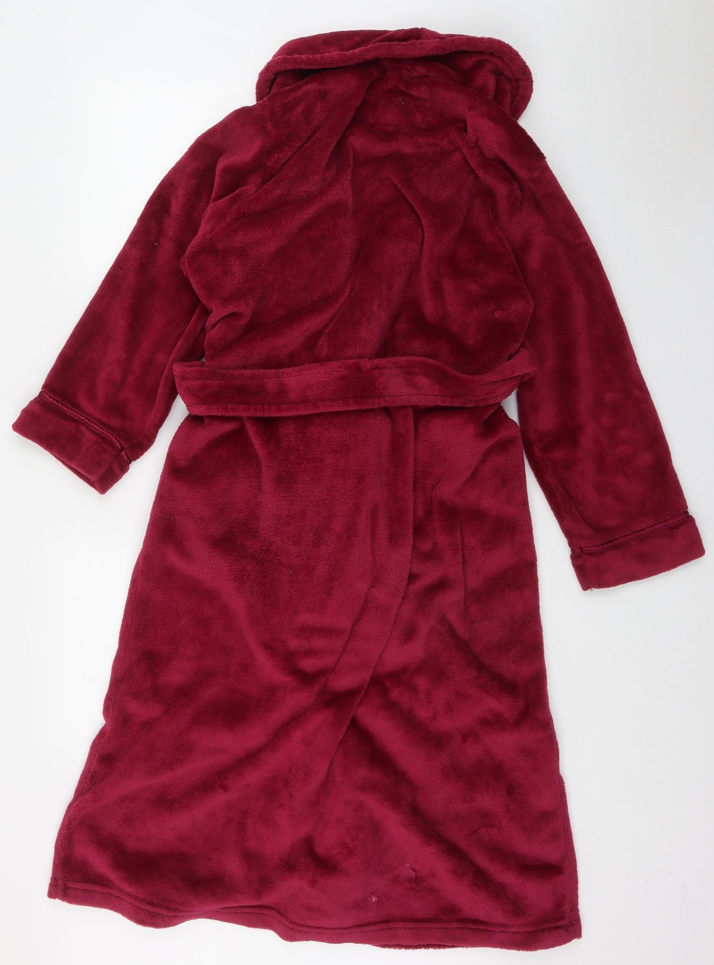 Carole Hochman Womens Red  Polyester Top Robe Size M  Tie