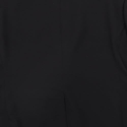 Taylor & Wright Mens Black  Polyester Jacket Suit Jacket Size 46