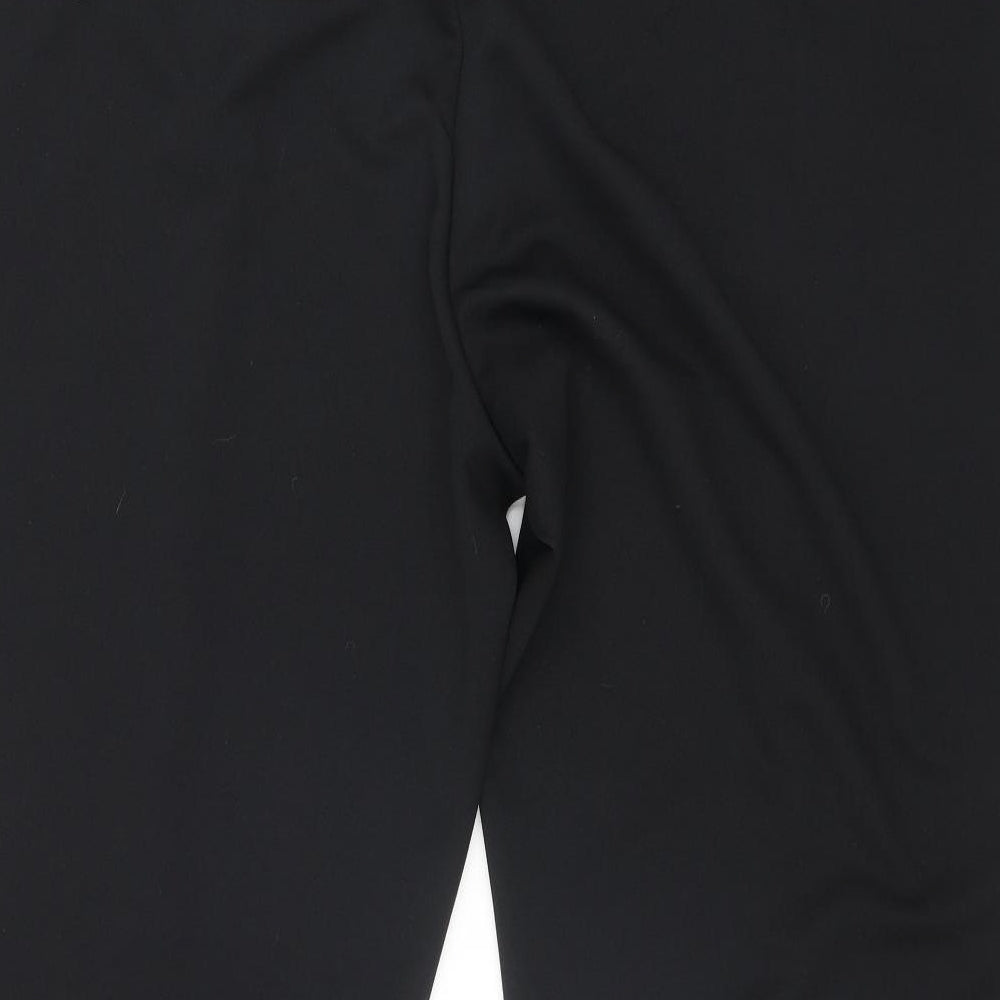 Classics Womens Black  Polyester Trousers  Size 28 L29 in Regular