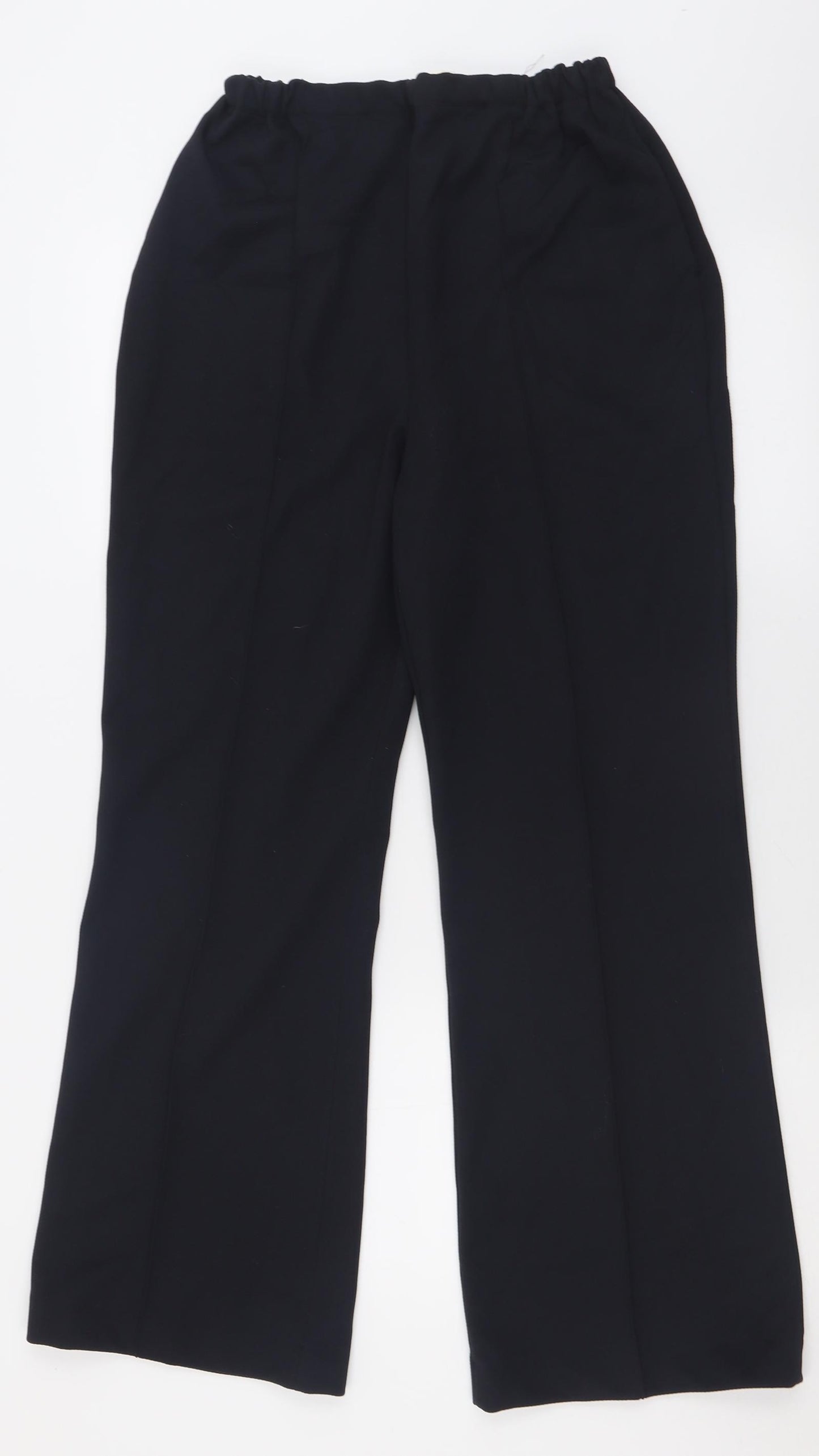 key note Womens Black  Polyester Trousers  Size 28 in L29 in Regular