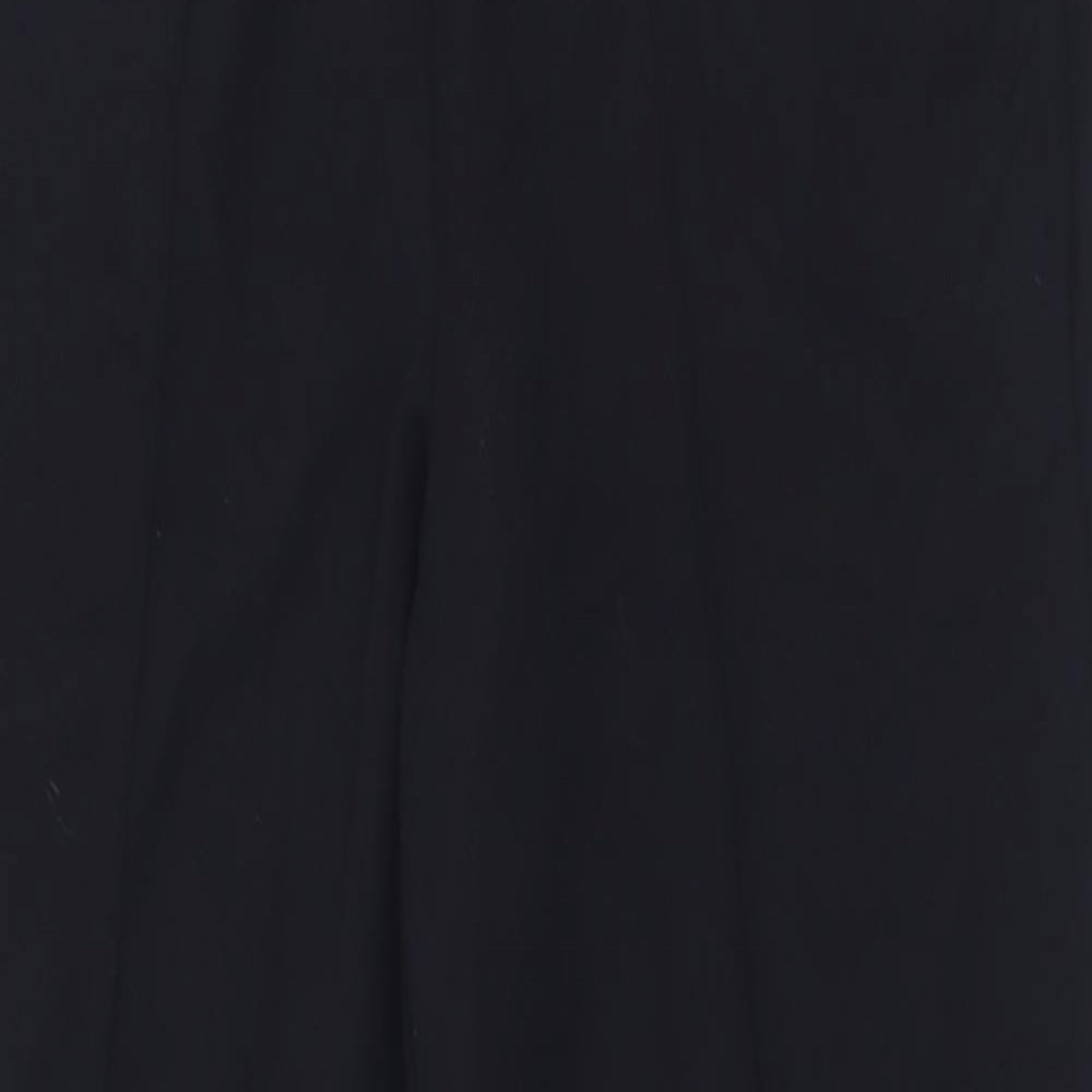 key note Womens Black  Polyester Trousers  Size 28 in L29 in Regular