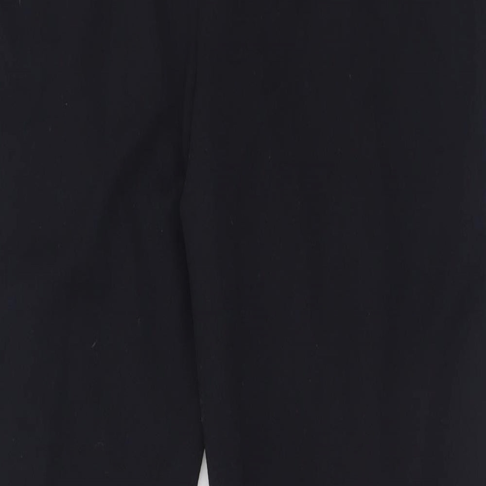 key note Womens Black  Polyester Trousers  Size 28 in L29 in Regular
