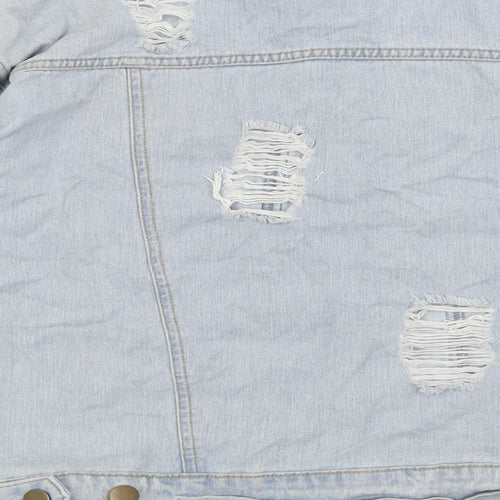 FOREVER 21 Womens Blue   Jacket  Size S  Button