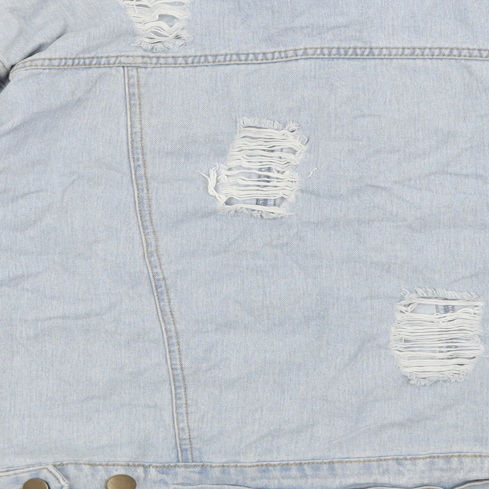 FOREVER 21 Womens Blue   Jacket  Size S  Button