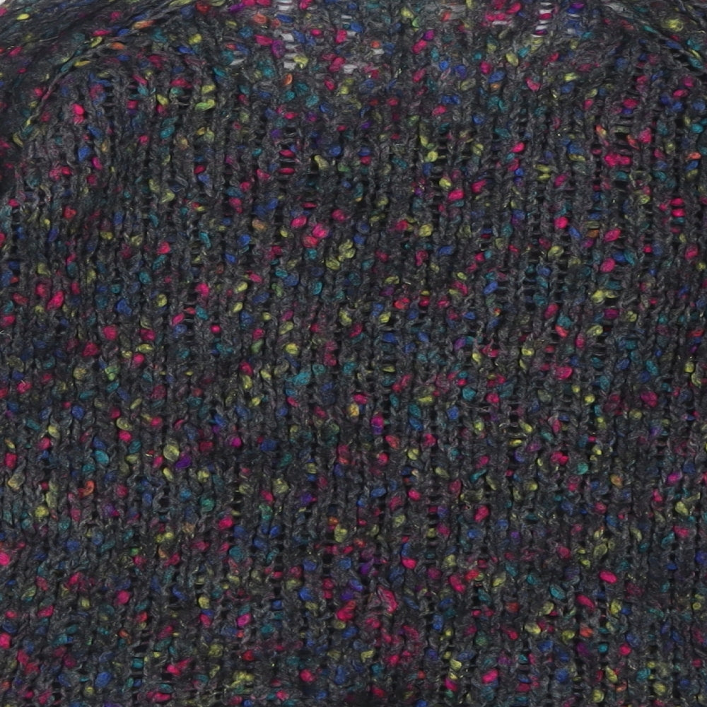 White Stuff Womens Multicoloured Crew Neck  Acrylic Pullover Jumper Size 16