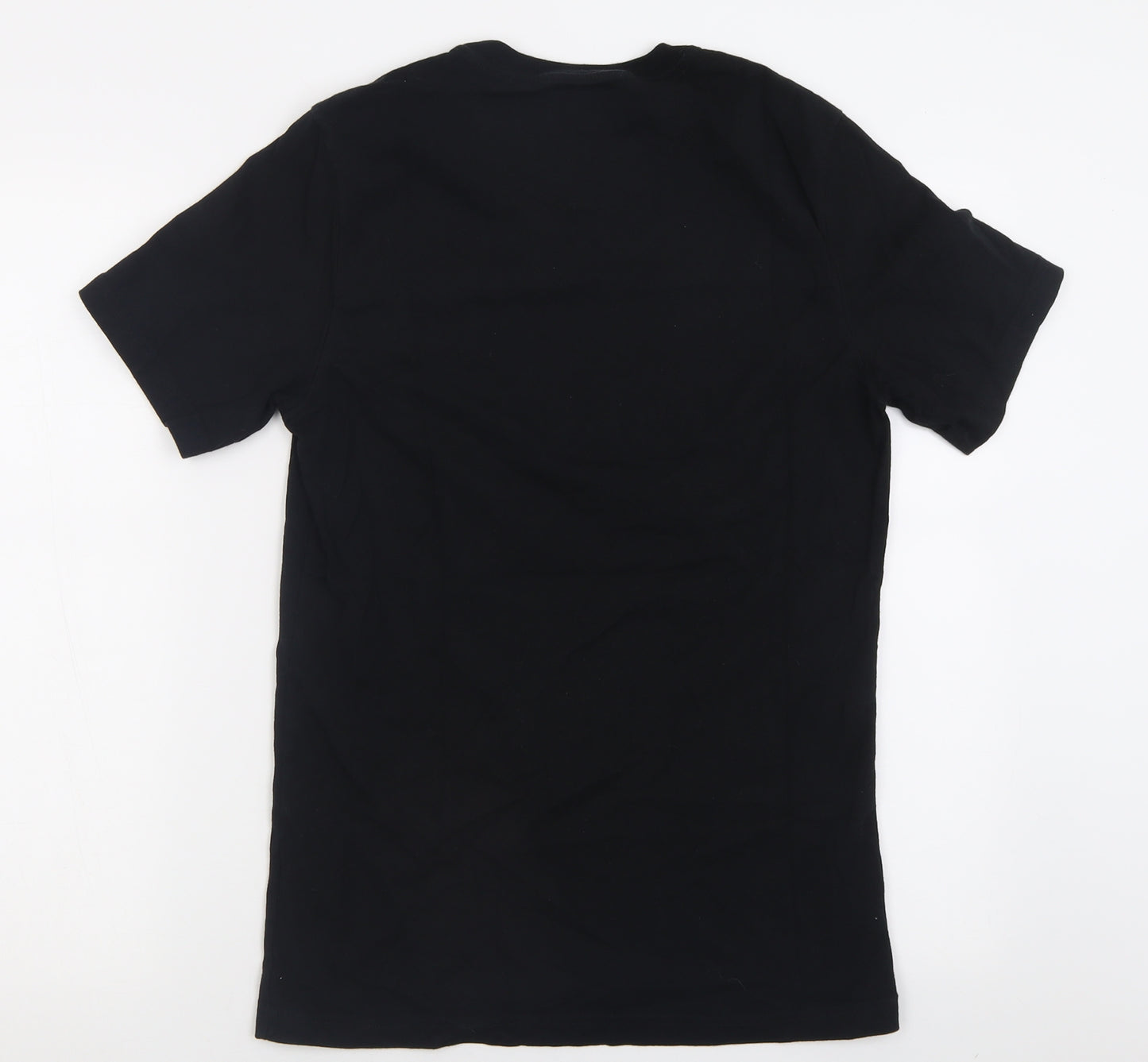 Barbour Mens Black  Cotton  T-Shirt Size M Crew Neck