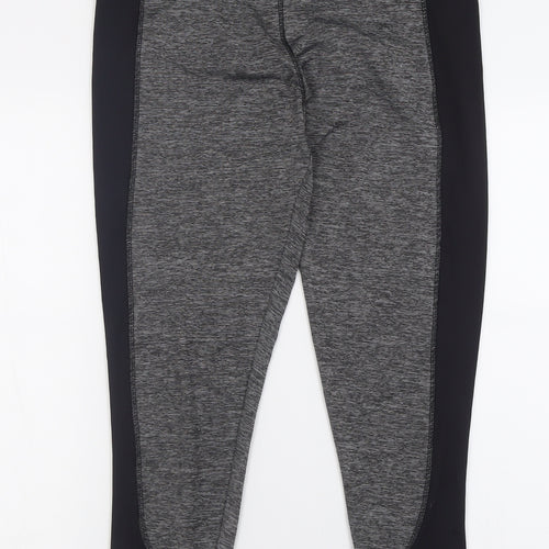 F&F Womens Black  Polyester Capri Leggings Size L L29 in Regular Pullover