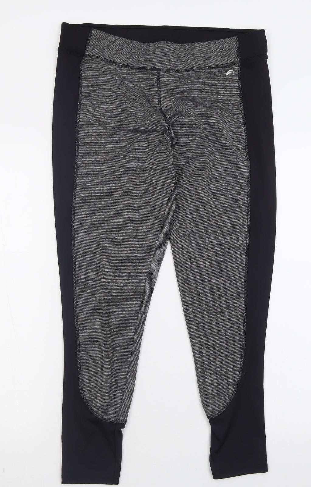F&F Womens Black  Polyester Capri Leggings Size L L29 in Regular Pullover