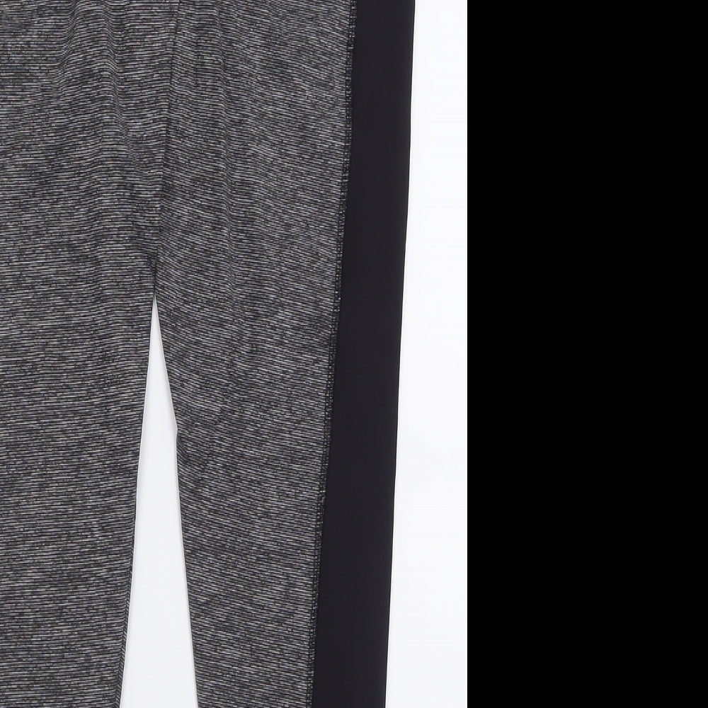 F&F Womens Black  Polyester Capri Leggings Size L L29 in Regular Pullover