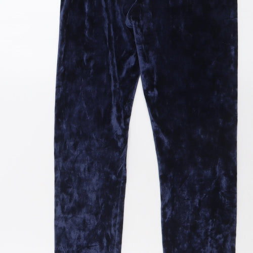 H&M Girls Blue  Polyester Capri Trousers Size 13 Years  Regular Pullover