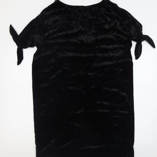 Joanna Hope Womens Black  Polyester A-Line  Size 18  Crew Neck Pullover