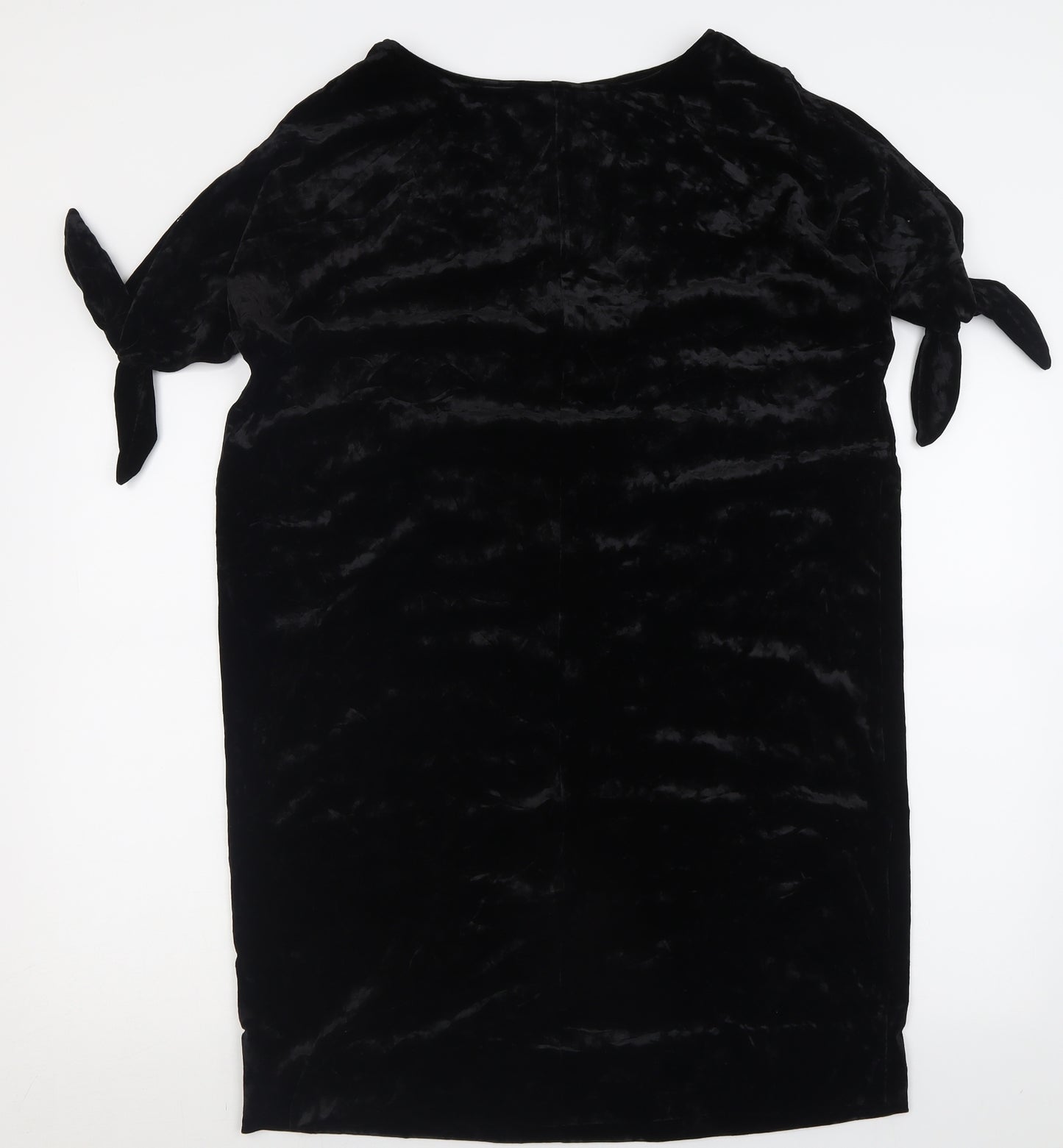 Joanna Hope Womens Black  Polyester A-Line  Size 18  Crew Neck Pullover