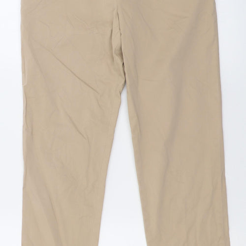 Uniqlo Womens Beige  Cotton Jegging Trousers Size 26 in L26 in Regular