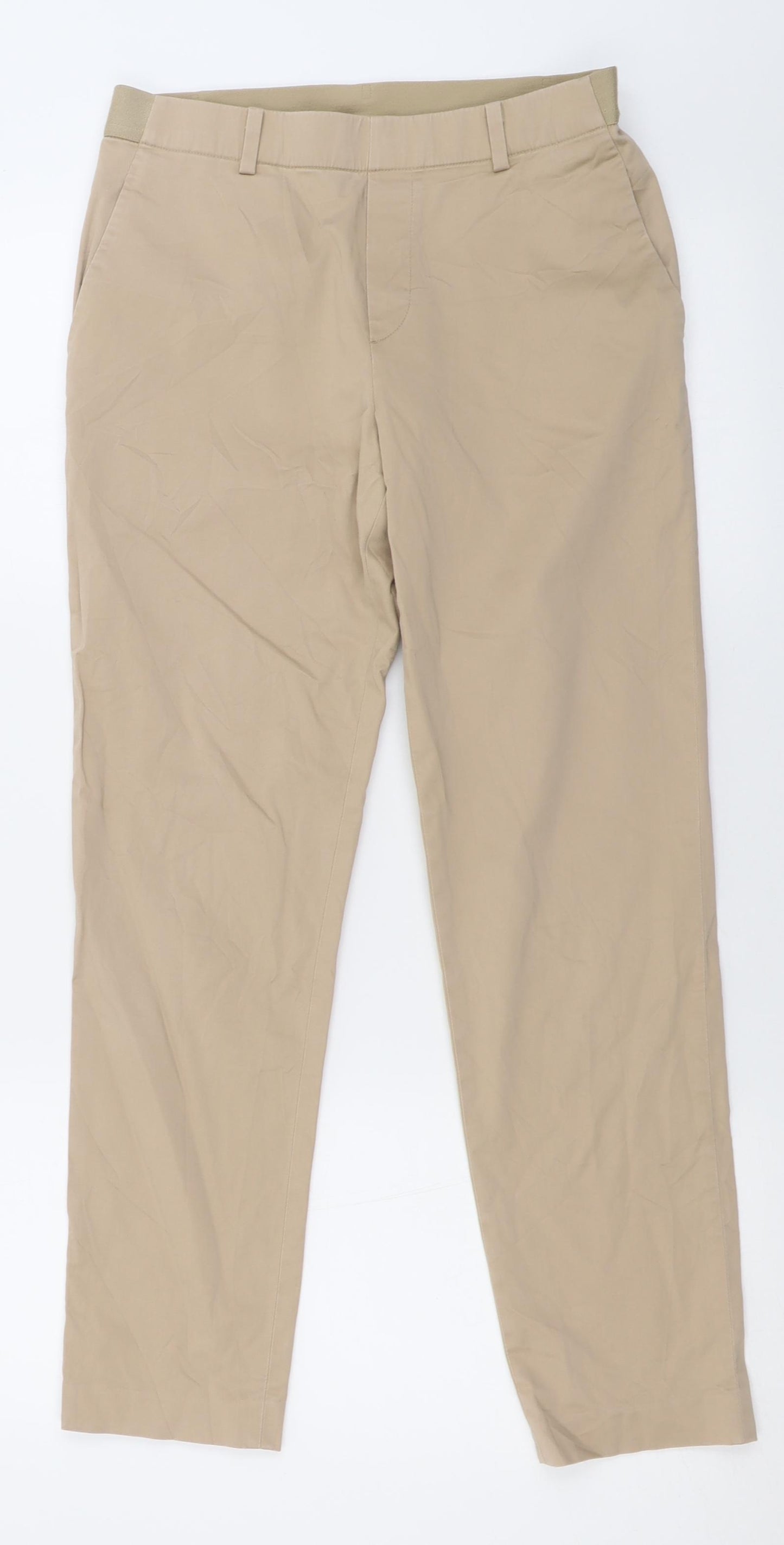 Uniqlo Womens Beige  Cotton Jegging Trousers Size 26 in L26 in Regular