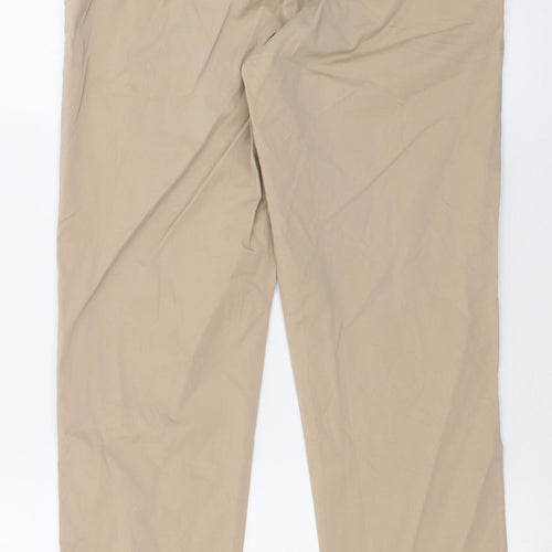 Uniqlo Womens Beige  Cotton Jegging Trousers Size 26 in L26 in Regular