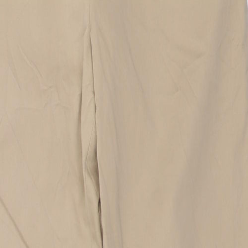 Uniqlo Womens Beige  Cotton Jegging Trousers Size 26 in L26 in Regular
