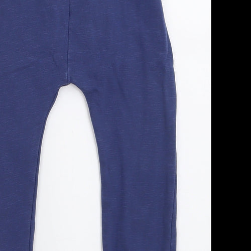 George Boys Blue  Cotton Jogger Trousers Size 2-3 Years  Regular Pullover
