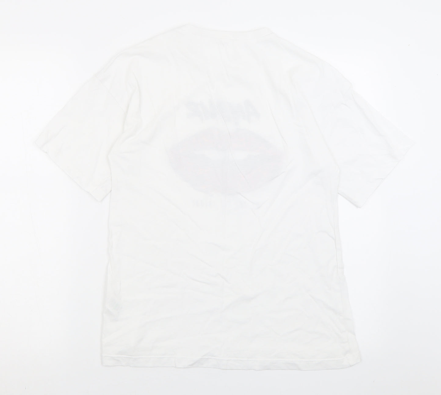 Matalan Girls White  Cotton Basic T-Shirt Size 13 Years Crew Neck Pullover - Amour