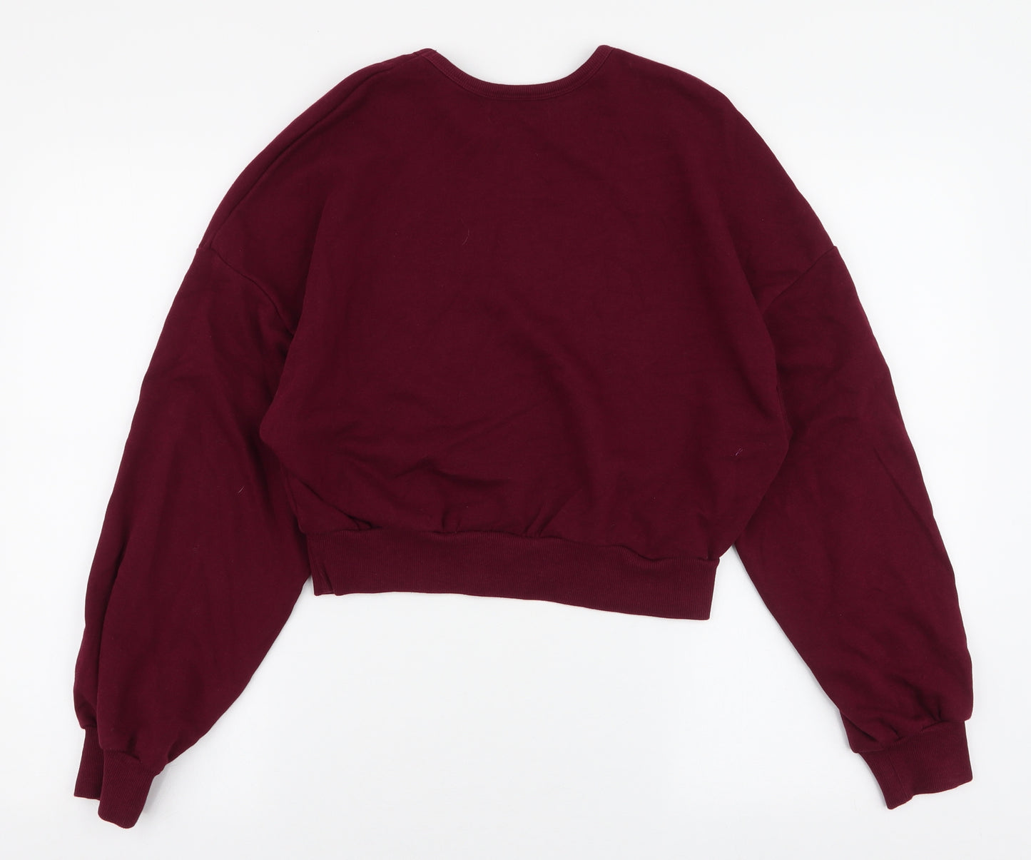 Bershka Womens Red  Polyester Pullover Sweatshirt Size S  Pullover - Brooklyn NY