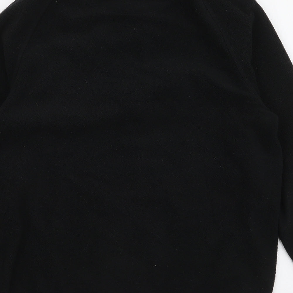 Primark Mens Black  Polyester Full Zip Sweatshirt Size S