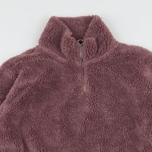 F&F Womens Pink  Polyester Pullover Sweatshirt Size M  Pullover