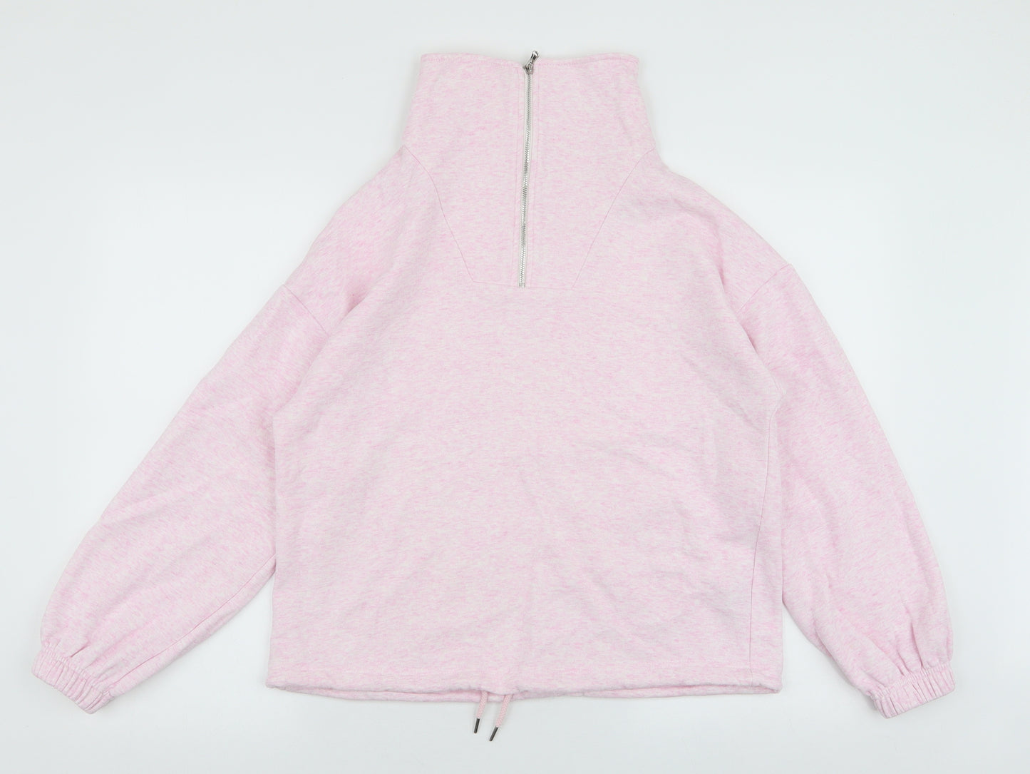 F&F Womens Pink  Cotton Pullover Sweatshirt Size 8  Pullover